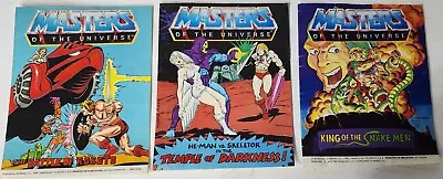 1980s Masters Of The Universe MOTU Mini Comic Book Lot Of 3 He-Man • $14.50