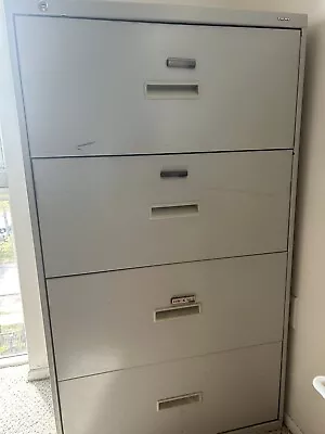 4 Drawer Metal File Cabinet • $12.50