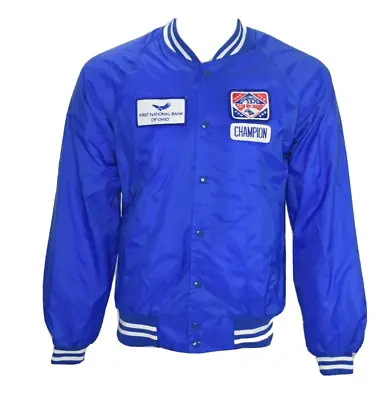 Vintage 1990 53rd National Soap Box Derby Rallies Hartwell Satin Jacket Blue • $29.77