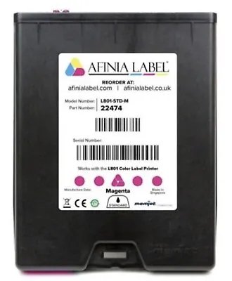 Afinia L801 Memjet Magenta Ink Cartridge 250 Ml FREE DELIVERY • $225