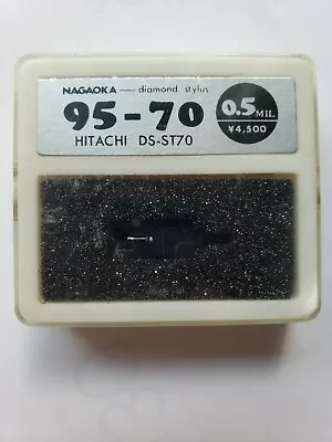 NAGAOKA 95-70 Hitachi DS-ST70 0.5mil Record Needle Diamond Stylus • £83.69