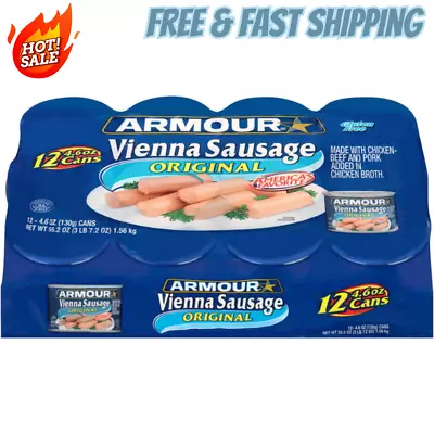 (12 Cans) Armour Original Vienna Sausage 4.6 Oz • $12.50