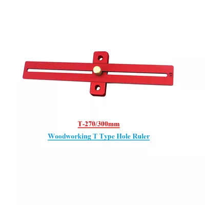 T-270 Woodworking Line Scriber T-type Ruler Hole Crossed Ruler Marking Gauge • $55.87