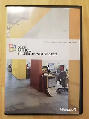 Microsoft Office Small Business 2003 UPGRADE W/Business Contact Manager SP2 • $15