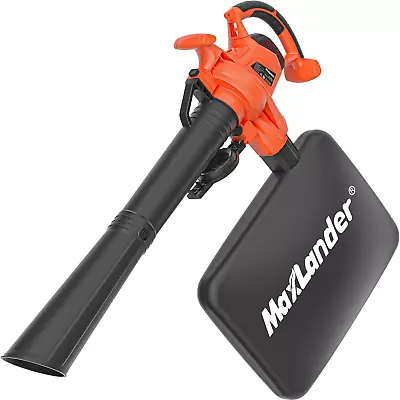 3 In 1 Electric Leaf Blower/Vacuum/Mulcher With Bag12Amp 365CFM Corded Leaf Blo • $150.79