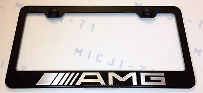 AMG Mercedes Benz Stainless Steel License Plate Frame Holder Rust Free • $13.50