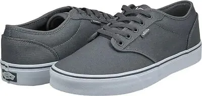 Vans Mn Atwood Canvas Grey Mens Low-top Sneakers New • £49.99