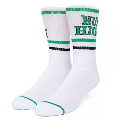 Huf Socks High White Hemp Marijuana Weed Dope Cannabis Plantlife • £8.63