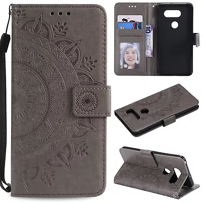 For LG Q70/Q60/Stylo 5/K50/G7/V30 Magnetic Wallet Card Stand Flip PU Case Cover • $10.59