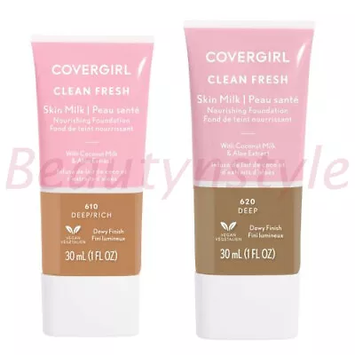 Covergirl Clean Fresh Skin Milk Foundations - Choose Your Shade • £3.99