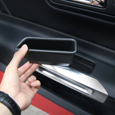 $19.99 • Buy Inner Door Side Storage Box Handle Armrest Holder For Ford Mustang 2015-2020