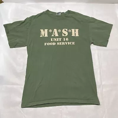 MASH Unit 16 Food Service Green T Shirt Sz M • $20