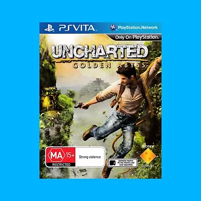 PS Vita Game: Uncharted - Golden Abyss (reprinted Sleeve) • $44.95