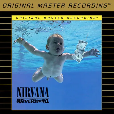 NIRVANA Nevermind Remastered MFSL CD 24kt Gold Plated Disc VGC • £120