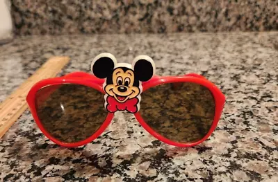 Disney Mickey Mouse Kids/Childrens Sunglasses Red With Bow Tie • $12