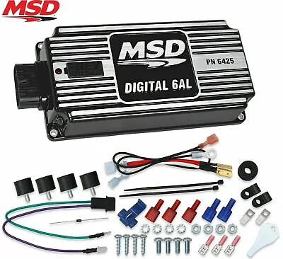 MSD 64253 High Output 6AL Digital Ignition Box Control Rev Limiter CDI 12V BLACK • $358.95