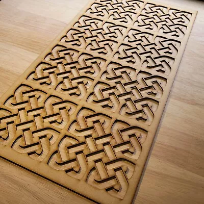 Celtic Pattern Decorative Screen Radiator Cabinet Panel 2FT X 4FT 3mm 6mm 0135 • £17