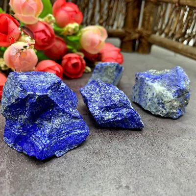100g Natural Afghanistan Lapis Lazuli Crystal Raw Gemstone Healing Stone • £5.99