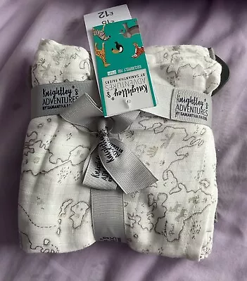 Knightly’s Adventures 2 Pack Muslin Grey 35” Square • £7.99