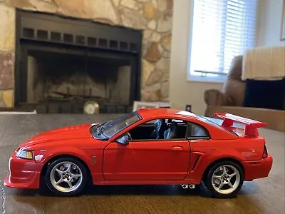 Maisto 2000 Ford Mustang SVT Cobra R 1:18 Scale Die Cast Toy Car Model Red • $69.95