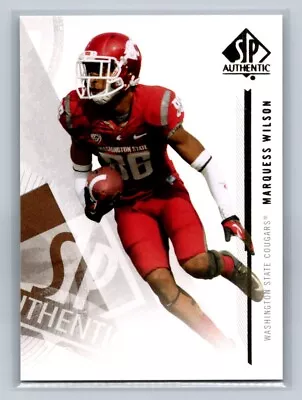 2013 SP Authentic #54 Marquess Wilson   Washington State Cougars • $1.89