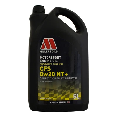 £64.95 • Buy Millers Oils Motorsport CFS 0w-20 0w20 NT+ Fully Synthetic Engine Oil - 5L