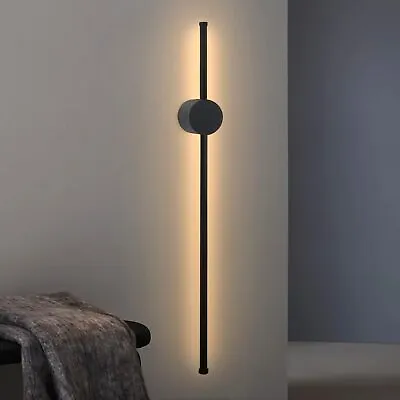 Nordic LED Wall Lights Long Strip Light Living Room Bedroom Bedside Sconce Lamp • £19.90