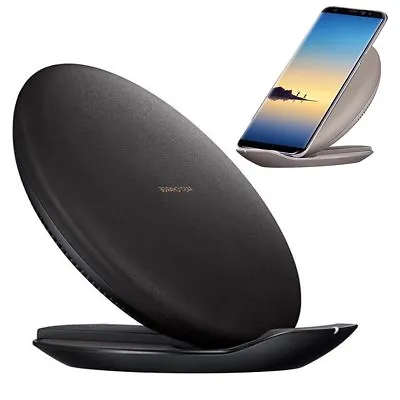 OEM Genuine Qi Wireless Fast Charger Rapid Charging Stand For Samsung Galaxy:-h • $10.03