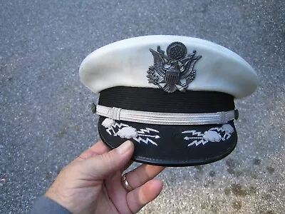 Vietnam War Era USAF Colonel Chinnocks Dress White Hat • $38.50