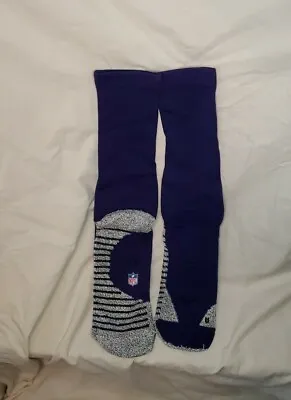 Nike Grip Nfl Grip Purple Crew Socks New Xl  • $18