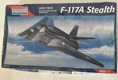 F-117A Stealth 1:48 Scale MONOGRAM Vintage Model Kit Factory Sealed • $74.99