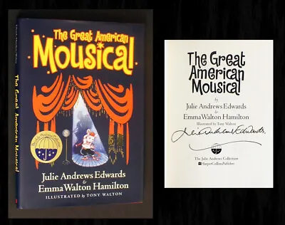 $82.50 • Buy JULIE ANDREWS SIGNED 1st Ed *The Great American Mousical* W/ Collection Sticker!