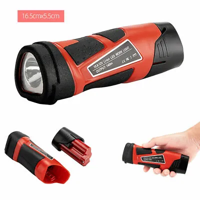 LED Work Light Flashlight For Milwaukee M12 12V Li-Ion Battery Torches Lamp • $24.99