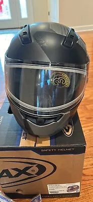 NEW GMAX MD-04S Reserve Modular Snowmobile Helmet W/Electric Shield-Size Small • $144