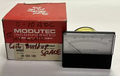 Modutec2sdaa100panel Meter 0-10 Dc Amperes Nos • $20