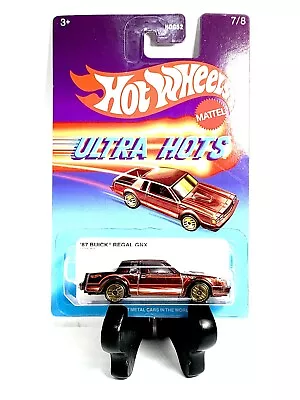 Hot Wheels 1987 BUICK REGAL GNX 1:64 Deep Red Gold Hubs Ultra Hots HDG67 • $17.99