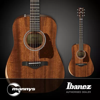 Ibanez AW54JR Artwood Acoustic Guitar W/ Junior Body (Open Pore Natural) W/ Gig  • $579