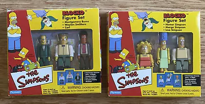 The Simpsons Block Figures- 2 Sets • $27.45