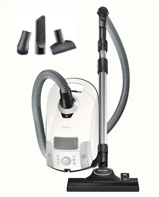 Miele Compact C1 Pure Suction Bagged Canister Vacuum White SCAE0 Refurbished • $375.20