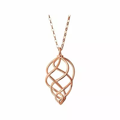 LINKS OF LONDON Essentials 18ct Rose Gold Vermeil Pendant Necklace BNWT RRP276 • £41.40