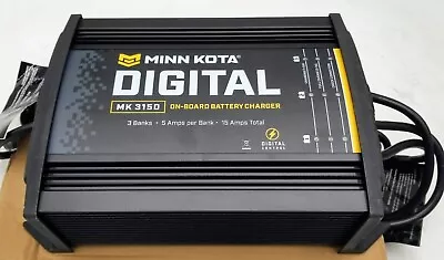 Minn Kota MK-315D On Board Marine Battery Charger 3 Bank X 5 Amps. • $179.99