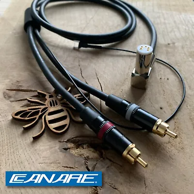 £59 • Buy Canare Starquad Tonearm Cable -  4 X 24AWG 125cm Long Angled Connector