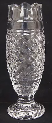  WATERFORD Crystal 10  Footed Vase RETIRED IRELAND • $39.95