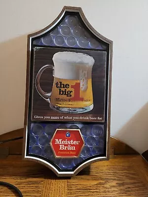 Vintage Meister Bräu Lighted Beer Sign • $75
