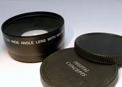 Crystal Optics High Definition  0.5X Wide Angle Lens 58mm Threaded With Macro  • $29.24