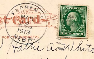 Florence Nebr. Ovate Barred Duplex Cancel. Dpo. Union Station- Trains/steam • $3.95