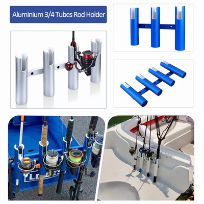 $38.90 • Buy 3/4 Tubes Marine Aluminium Boat Rod Holder For Fishing Truck RV Yacht