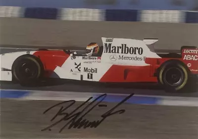 ***  BERND SCHNIEDER  -  TEAM MCLAREN  -  HAND SIGNED  -  F1  ***  7x5 Photo • $19.99