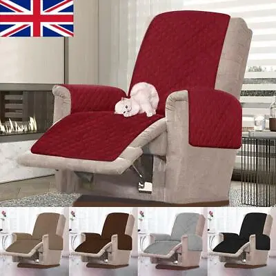 Recliner Sofa Cover Protector Mat Couch Chair Slipcover Mat Sofa Armchair Throw • £8.51