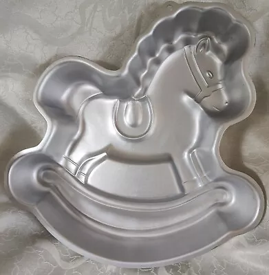 Vintage Wilton 2105-2388 Rocking Horse Aluminum Cake Pan Korea 1984 • £7.71